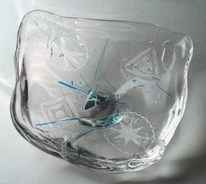 Paul Citroen, Beautiful Mid-Century Glass Bowl, Leerdam Unica, 1960 - Paul Citroen