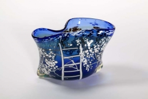 Willem Heesen, Studio Glass One-Off, 'Cherry Orchard', Studio De Oude Horn, 1982 - Willem Heesen W.