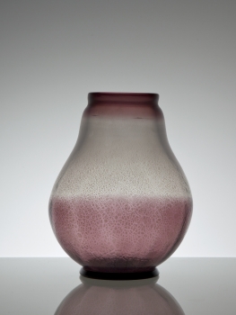 A.D. Copier, One-off glass vase with tin crackle, Glass Factory Leerdam, 1926 - Andries Dirk (A.D.) Copier