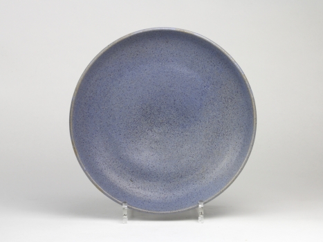 Chris Lanooy, Aardewerken schaal met mat blauw glazuur, 1913 - Chris (C.J.) Lanooy