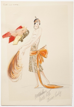 Charles LeMaire, Originele Art Deco kostuumontwerpen voor George Gershwins Broadway musical 'Tell me More', jaren '20 - Charles LeMaire