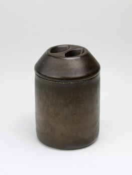 Jan van der Vaart, Bronze glazed lidded pot, multiple, 1972 - Johannes Jacobus, Jan van der Vaart