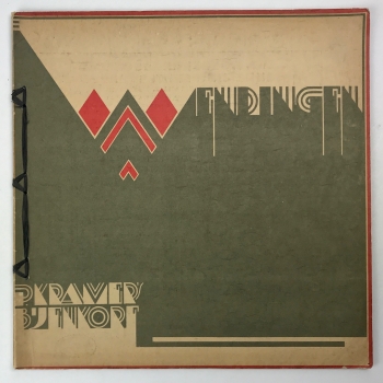 Wendingen, P. Kramers Bijenkorf, cover design Julius Luthmann, 1925, edition 11-12 - Julius Luthmann