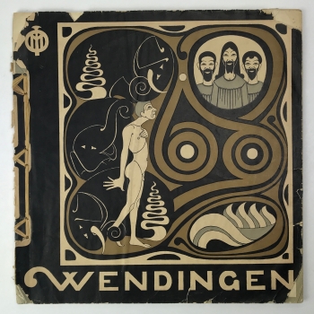 Wendingen, Works by the Dutch sculptor Joseph Mendes da Costa, cover design Joseph Mendes da Costa, 1923, edition 5-6 - Joseph Mendes da Costa