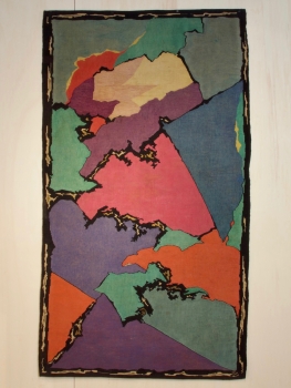 J.F. Semey voor Pander, Wandkleed met abstract motief, circa 1935 - Fer Semey
