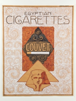 Louis Heymans, Design for poster 'Egyptian Cigarettes', 1920s - Laurentius (Louis) Heymans