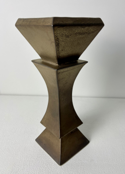 Jan van der Vaart, brons geglazuurde steengoed unica vaas, eigen atelier, 1993. - Johannes Jacobus, Jan van der Vaart