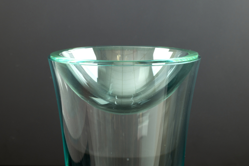 Bert Frijns, (1953 Worms, Duitsland), heldere stapelkommen in glas, 2-delig 1994 - Bert Frijns