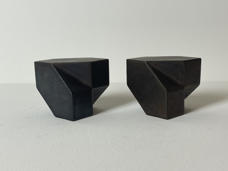 Jan van der Vaart, (1931-2000), twee geometrische vormstukken - Johannes Jacobus, Jan van der Vaart