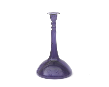 AD Copier, Leerdam Unica, ca. 1922/23, free-blown and shaped purple glass "Persian" bottle. - Andries Dirk (A.D.) Copier