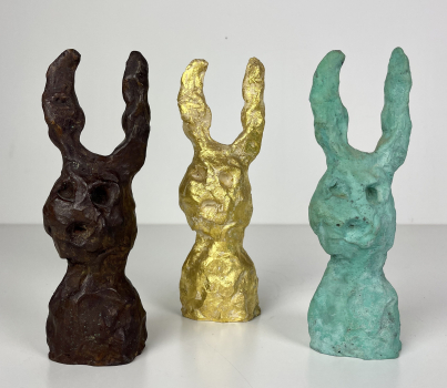 Peter Breed (Heiloo 1954), serie 'Angsthazen' - Peter Breed