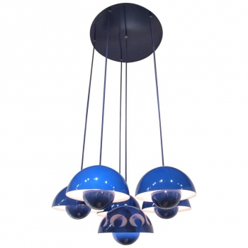 Verner Panton, Flowerpot ceiling light, executed by Louis Poulson, design 1968 - Verner Panton