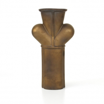 Jan van der Vaart, Bronze glazed stoneware vase, multiple, designed and executed in own studio, 1999 - Johannes Jacobus, Jan van der Vaart