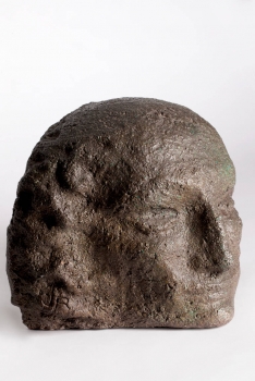 John Raedecker, Gres sculpture of a female head, execution by Bert Nienhuis, 1923 - John (J.A.) Raedecker