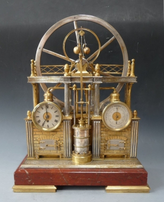Rare French industrial clock, a so-called 