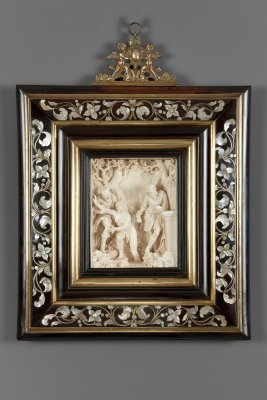 German Ivory Relief depicting Susanna and the Elders Attributed to Antonio Leoni