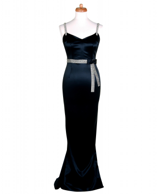 Dolce & Gabbana Black Crystal Embellished Gown - Dolce & Gabbana