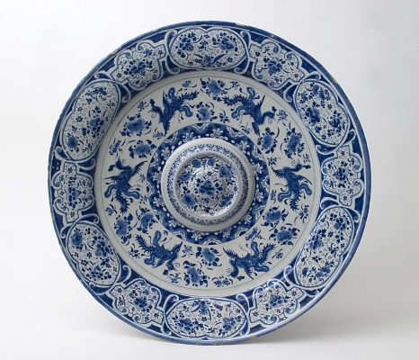 A Charger in Blue and White Dutch Delftware