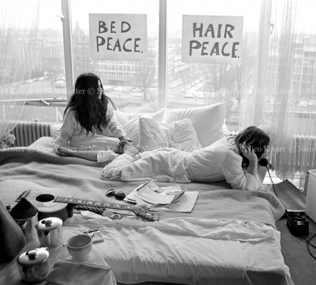 John Lennon & Yoko Ono - PEACE - Room 902 Hilton #6