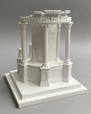 Scale model Temple of Vesta