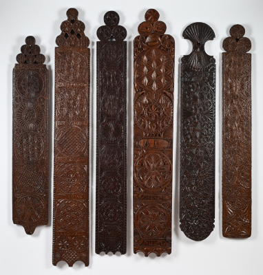 A collection Dutch Mangle Boards