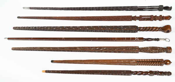 A collection of Dutch measuring sticks