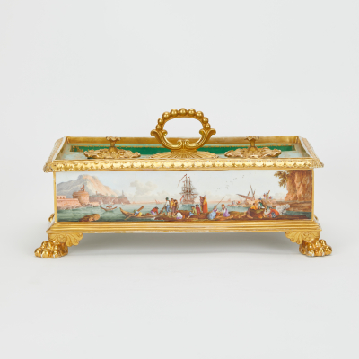 French Porcelain Inkwell