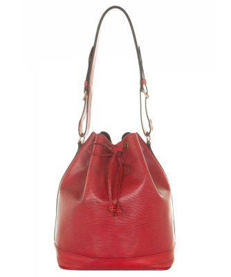 1993 Louis Vuitton Red Epi Leather Noé Bucket Bag - Louis Vuitton