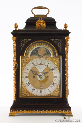 An English table cock with date and moonphase for the Dutch market, Smith & Son, circa 1770