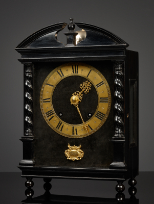 Dutch The Hague table clock, Johannes van Ceulen