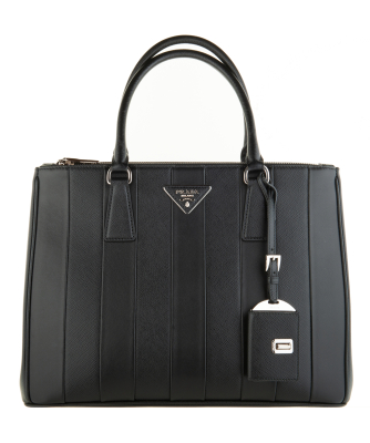Prada 'Galleria' Double Zip Safiano Leather Tote Bag - Prada