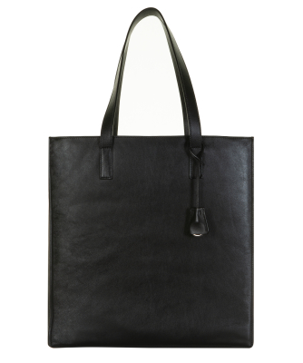Prada Black Leather Shopper - Prada