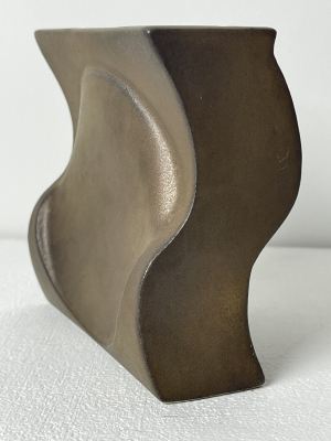 Jan van der Vaart brons geglazuurd steengoed Multipel vaas, 2000 - Jan van der Vaart