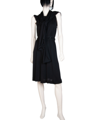 Chanel Black Silk Evening Dress - Chanel