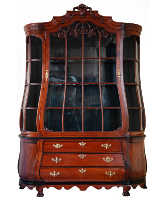 A Dutch Colonial Display Cabinet