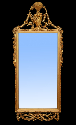 A Dutch gilded Louis Seize mirror