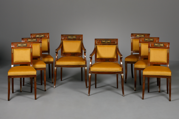 Dutch Directoire salon ensemble