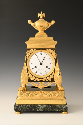 A Directoire mantel clock