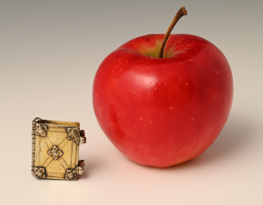 Een verguld zilveren boekje