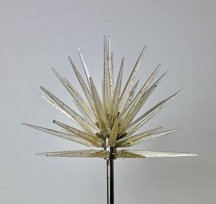 Neil Wilkin, sandstone feet with clear glass blades and gold flakes, 1999 - Neil Wilkin