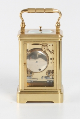 A small French brass striking carriage clock, circa 1860 | ArtListings