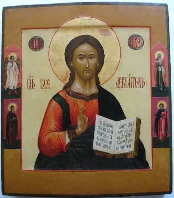 Christus Pantocrator, Russische ikoon, ikonen uit Rusland, iconen, Rusland, Russisch