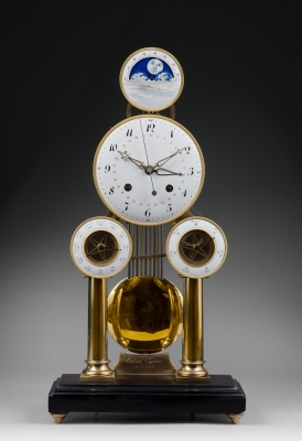 Een belangrijk en mooie multi-dial skelet klok, gesigneerd Hubert Sarton à Liège, circa 1810.