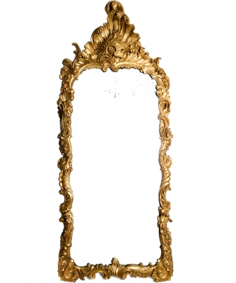 A Rectangular Louis XV Mirror