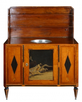 A Fine Dutch Louis XVI Sideboard or 'Klapbuffet'