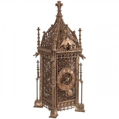Early Possibly French Gothic Iron Chamber Clock, circa 1481