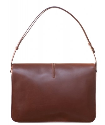 Gucci Brown Leather Horsebit Flap Shoulder Bag - Gucci | ArtListings