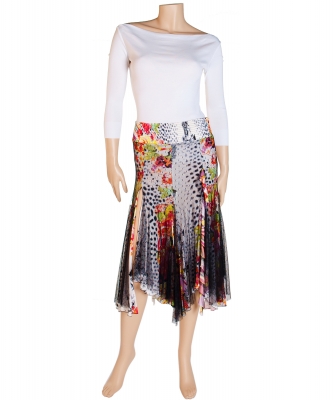 Just Cavalli Multicolor Flared Skirt - Just Cavalli