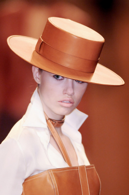 Hermès Equestrian Leather Hat - Hermès