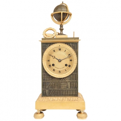 A nice empire Charle 10 mental clock circa 1830